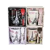 wholesale custom souvenirs tourist ceramic cups printed paris mugs