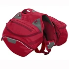 Easy Control Pet Dog Outdoor Travel Hiking Camping Saddle Bag Red Backpack Harness