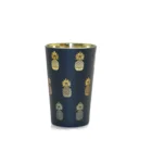 LED Scented Candle in printing glass jar 6.8*10.7cm