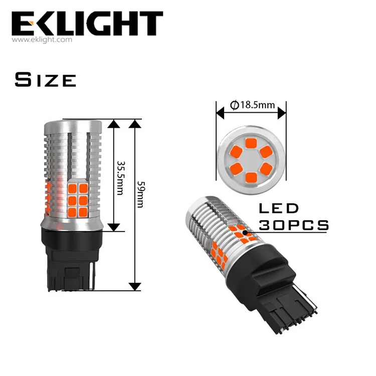 21W Canbus anti hyper flash 1156 led 7440 T20 T25 clignotant ajustement Ford F150 F250