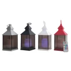 Home Decor Battery Operated Led Lantern Plastic Lantern With Led Candle Remote Controller