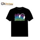 Customized EL Flashing T- Shirt,Advertising FlashingT-shirt
