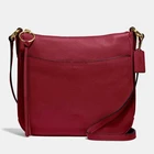 Hot sale leather ladies crossbody handbag with shoulder strap