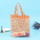 Custom new arrival fashion trending women summer beach transparent waterproof pvc tote beach shopping bag