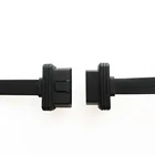 right-angle male to female J1962 16 pin OBD 2 Flat extension cable