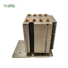 Computer Profiles Computer Mainboard Zipper Fin Heat Pipes Active Heat Sink Aluminum Profiles Heatsink With Baseplate