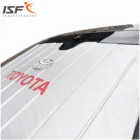 Front window foldable custom car sun shield Silver Coating car sunshade