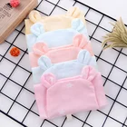 Hooded Towel Wholesale Hooded Ears Soft Sweat Muslin Cotton Face Baby Sweat Towel Gauze Absorbent Towel