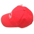 2019 high quality red baseball caps custom short brim cheap wholesale popular ball cap