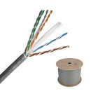 直接工場価格イーサネットケーブルブルー 305 メートル 23AWG 銅 UTP Cat6 Lan ネットワークケーブル