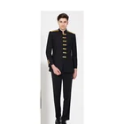 fashionable OEM service hotel receptionist attendants uniform suit custom logo