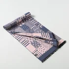 Vintage style hot sale gorgeous womens silk knit scarf with tassels