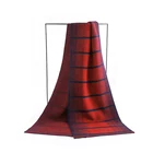 fashion stripe scarf winter unisex horizontal stripe wool scarf