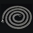 Fashion jewels silver filled flat snake necklace chain
