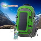 Solar backpack 17inch laptop bag Solar chargering backpack Outdoor sport backpack