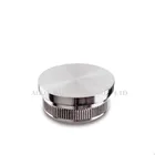 flat top tube fitting solid round end cap for pipe