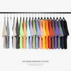 Wholesale China Oversize Custom T Shirt Printing Unisex Drop Shoulder T-shirts High Quality Cotton Tshirts
