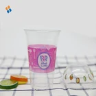 Custom logo transparent plastic drink cups tea bubble cup lids,lids flat lids and sealing film cover available