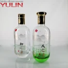 Decal Fantastic Quality Durable Glass Bottle For Rum 500ml/600ml/700ml/1000ml