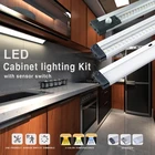 アルミプロファイル led ストリップバークローゼットワードローブキッチンの下で 12 は、モーションセンサー led パネルライト