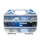 T.K.Excellent Household Repair and Hanging Kit, Screws, Anchors, Cup Hooks and Picture Hangers,546 Pcs