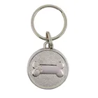 Ring Kingtop Brand Zinc Alloy High Quality Business Gift Round Engraved Logo Shape Metal Sublimation Custom Key Ring