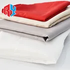 Packaging Customization China Manufacturer Custom Soild Bright Stain Soft Red Silk Fabric For Case Lining Clothing