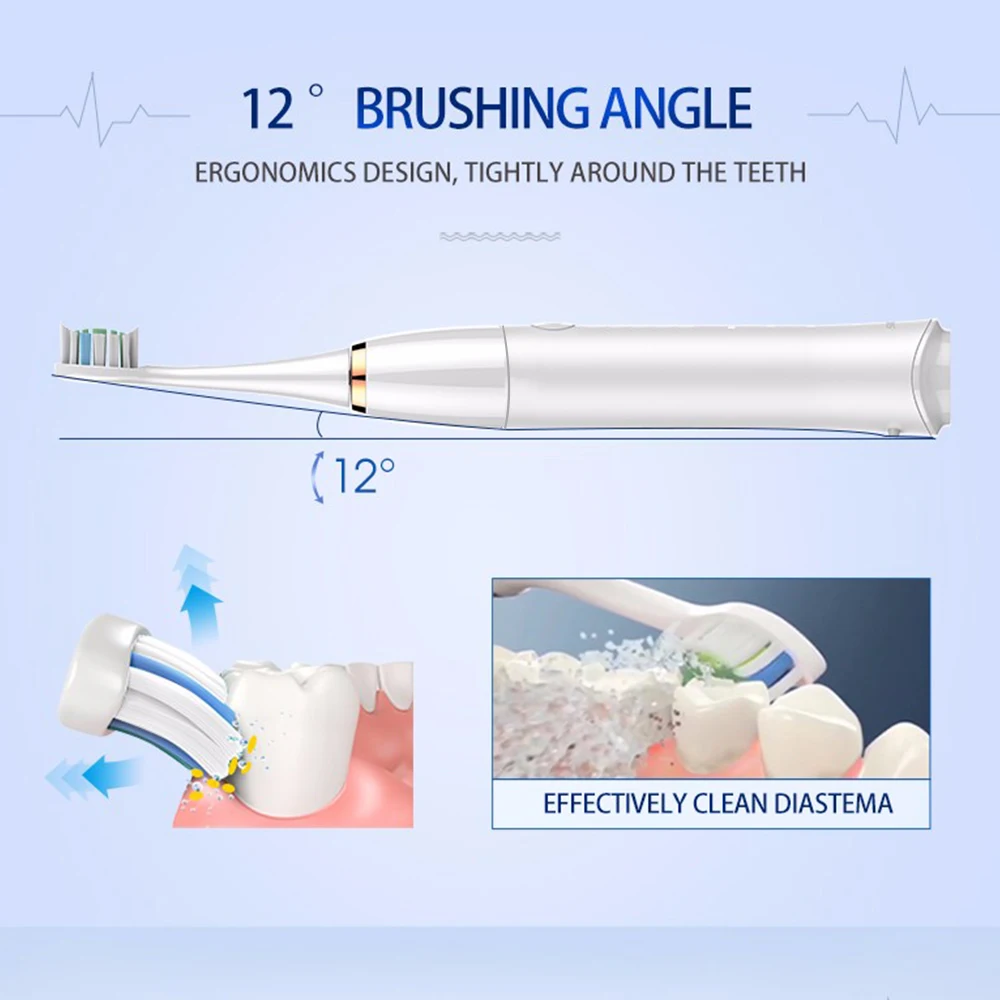 Sonic Heads Electric Tooth Brush Case Electronic Portable for Children New Professional Automatic Toothbrush