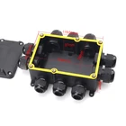 3 Outdoor External Plastic Cable Wire Protection Electrical 3 Way IP68 Waterproof Cable Junction Box Terminal