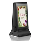 Restaurant and Hotel Supplies Table Stand Menu Holder Power Bank with Advertising Screen
