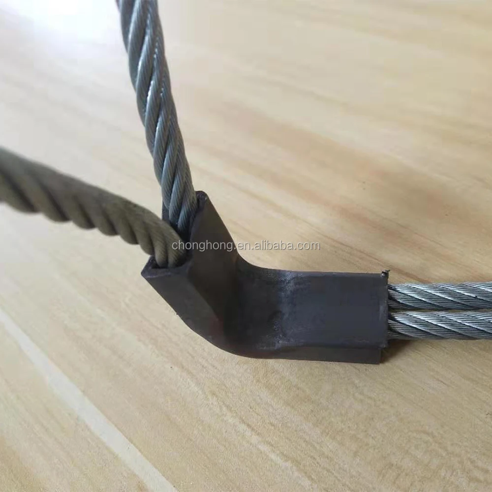 Bent Angled Wire Rope Cast In Lifting Loop For Construction Precast