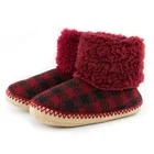 Indoor Slippers Hengyuan Women Fuzzy Indoor Knit Bootie Slippers