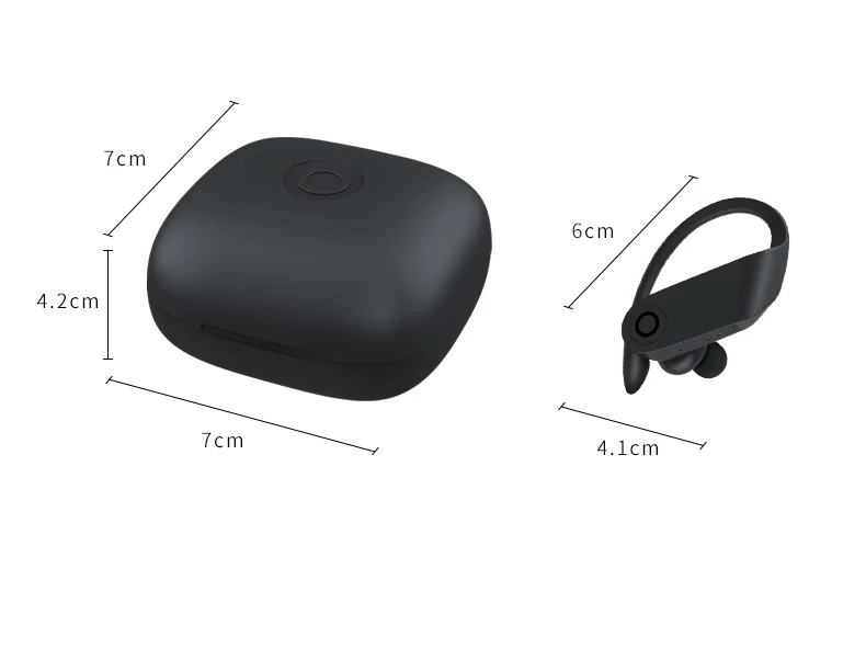 Wireless Charging Blue-Tooth 5.0 Headset Sports Ear Hook Earphones - ANKUX.COM