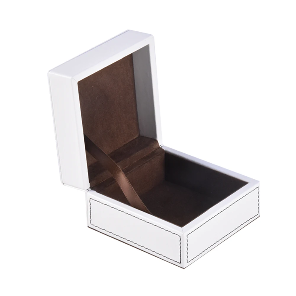 custom logo luxury leather small gift packaging/storaging box