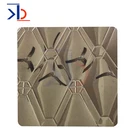 home wall stamping decorative stainless steel gold 201 304 316L wall panel 3D embossed stainless steel sheet