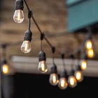 Led Led Edison Bulbs Christmas Garden Decoration With Hanging Sockets LED String Light