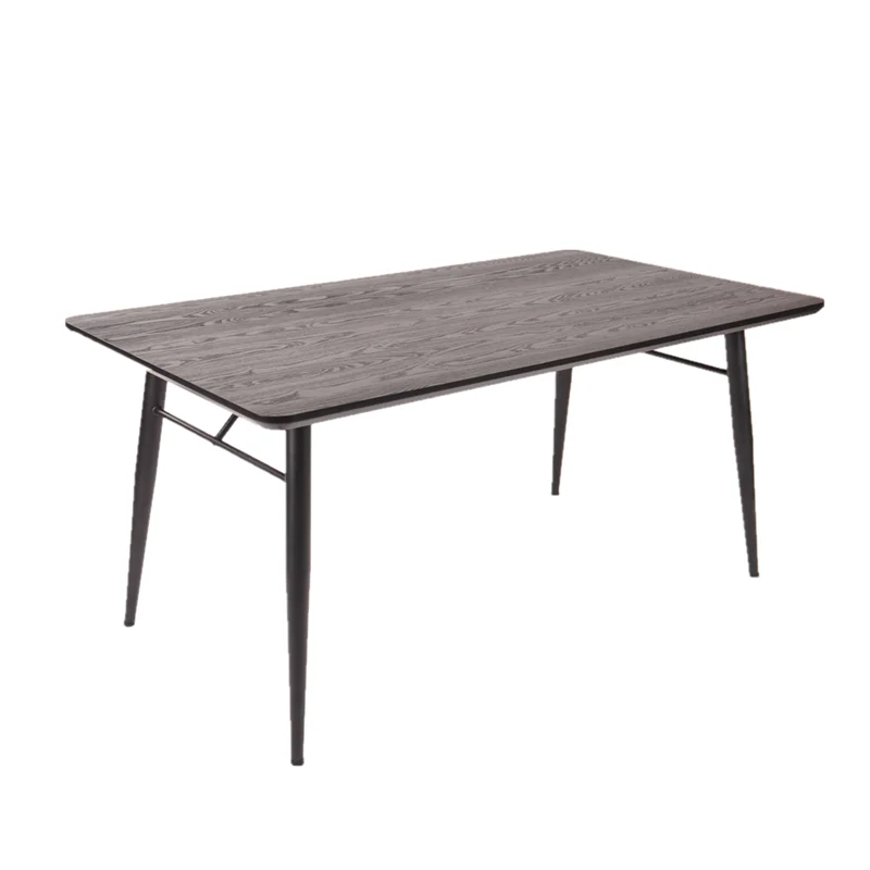 Wholesale free sample restaurant furniture furniture medium density fiberboard dining table metal chair restaurant set