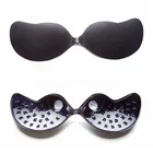 OEM Hot nude girl sexy image strapless adhesive silicone bra