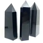 Wholesale Price Rare Natural Flashy Silver Eye Obsidian Stone Black Obsidian Crystal