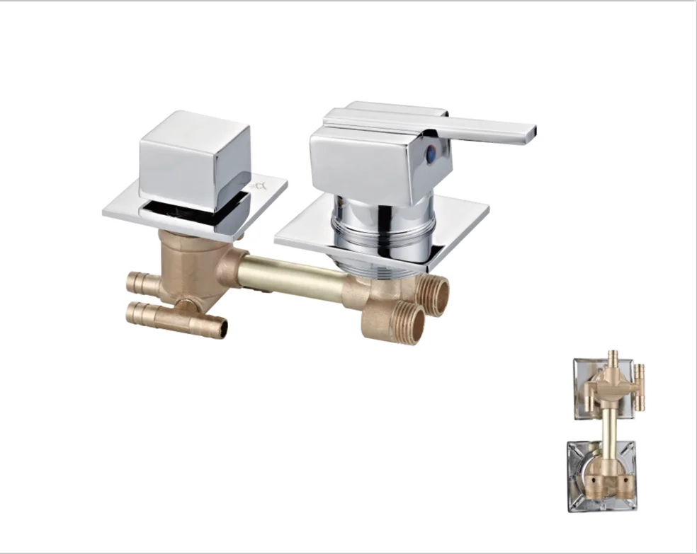 Factory price fine turning process bath water faucets two body mixer valve tap shower faucet