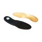Top Quality Arch Support Flat Feet Orthotic Genuine Leather Insoles