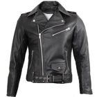 Leather Jacket Leather Leather Jacket China Manufacturers Motorcycle Black PU Leather Jacket