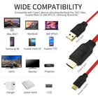 Usb Hd Tv 3 In 1 Micro USB Type-C To HDMI 1080P HD TV Cable Adapter For Android Phones