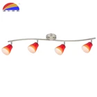 Logo Customization Decorative Spot Iron Glass 4 Ways Decorative Spot Lights Ceiling Spotlight Fit G9 Lamp