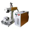 mopa laser marking machine for metal jewelry 3D rotary