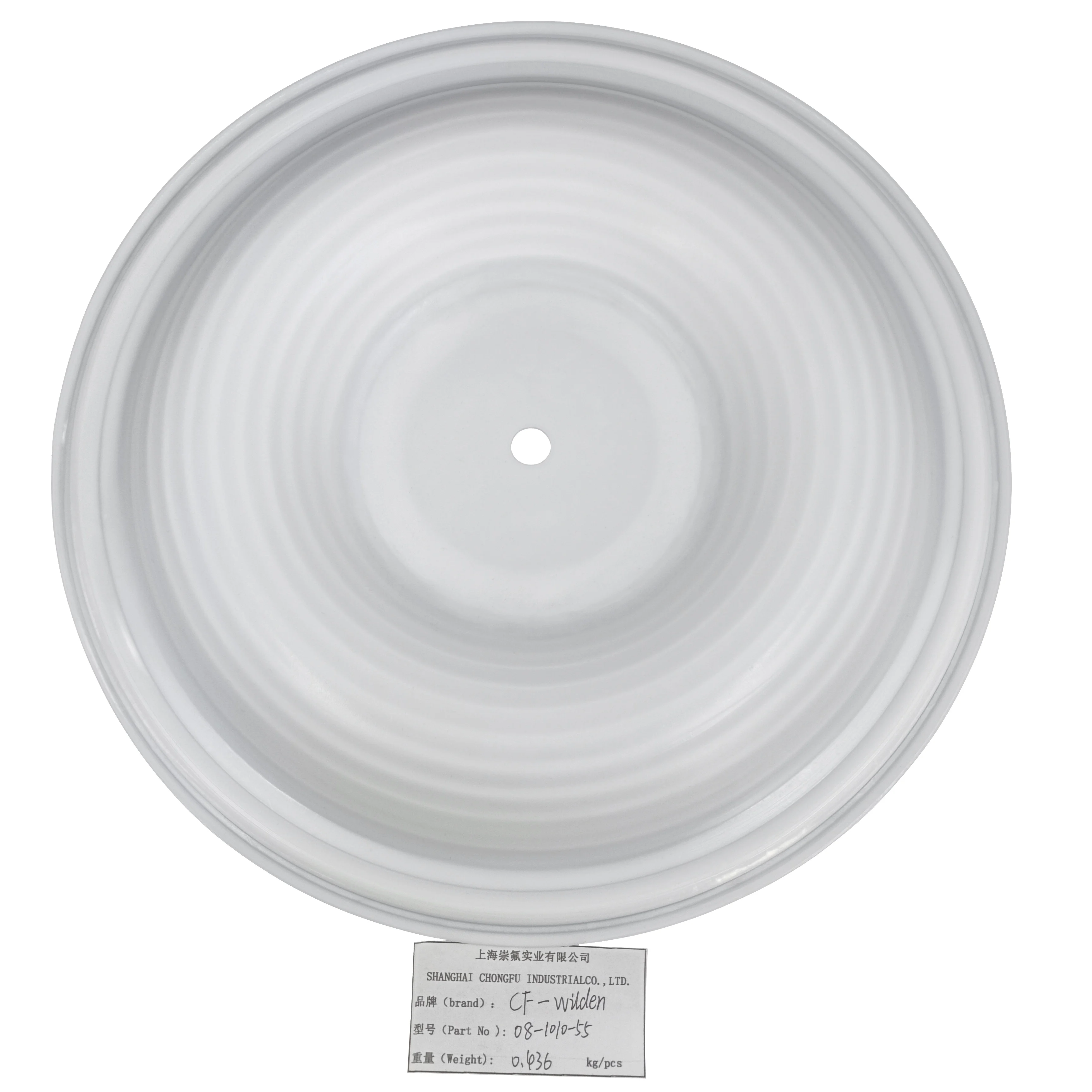 wit ptfe diafragma 08-1010-55 vir diafragma pomp deel pomp dele wilden diafragma fabriek