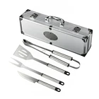 Portable 4 pcs Wholesale BBQ Grill Tools Set