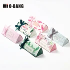 Factory offers high quality creative gift box triangle wedding candy box