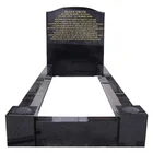 Wholesale price black funeral headstones tombstones monument granite