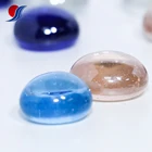 Decorative colored glass pebbles for Garden swimming pool handicrafts